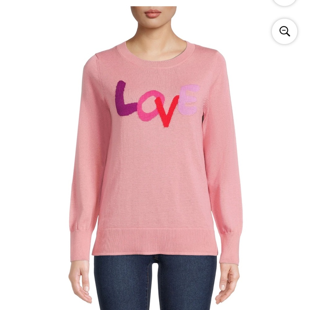 Time and Tru cotton/poky Love Sweater. XXL